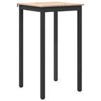 Bar Table Natural 60 x 60 x 105 cm Solid Pine Wood