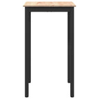 Bar Table Natural 60 x 60 x 105 cm Solid Pine Wood
