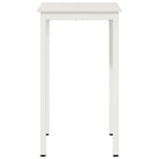 Bar Table White 60 x 60 x 105 cm Solid Pine Wood