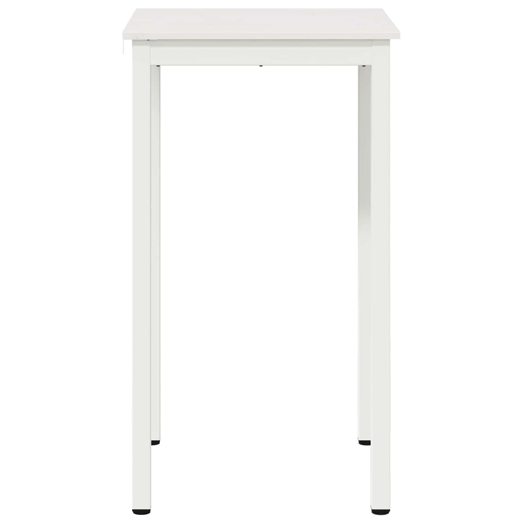 Bar Table White 60 x 60 x 105 cm Solid Pine Wood