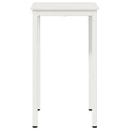 Bar Table White 60 x 60 x 105 cm Solid Pine Wood