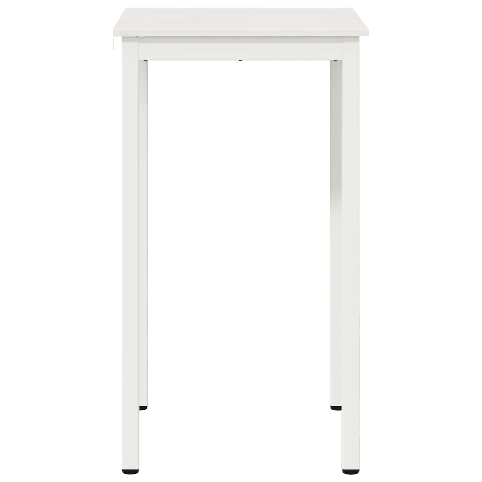 Bar Table White 60 x 60 x 105 cm Solid Pine Wood