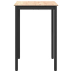 Bar Table Natural 70 x 70 x 105 cm Solid Pine Wood