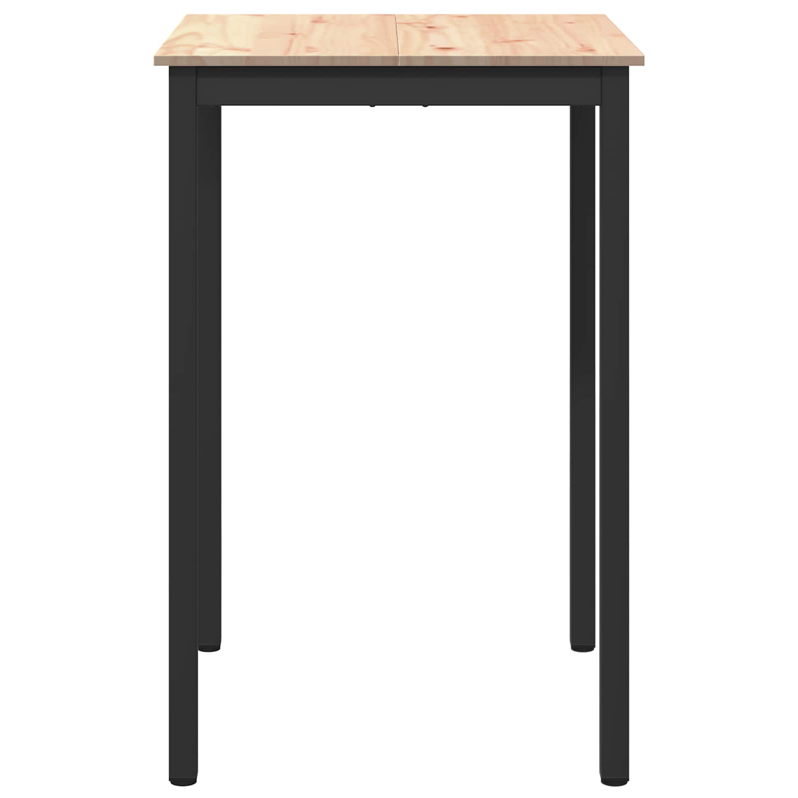 Bar Table Natural 70 x 70 x 105 cm Solid Pine Wood