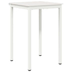 Bar Table White 70 x 70 x 105 cm Solid Pine Wood