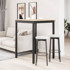 Bar Table Natural 80 x 80 x 105 cm Solid Pine Wood