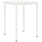 Bar Table White 80 x 80 x 105 cm Solid Pine Wood