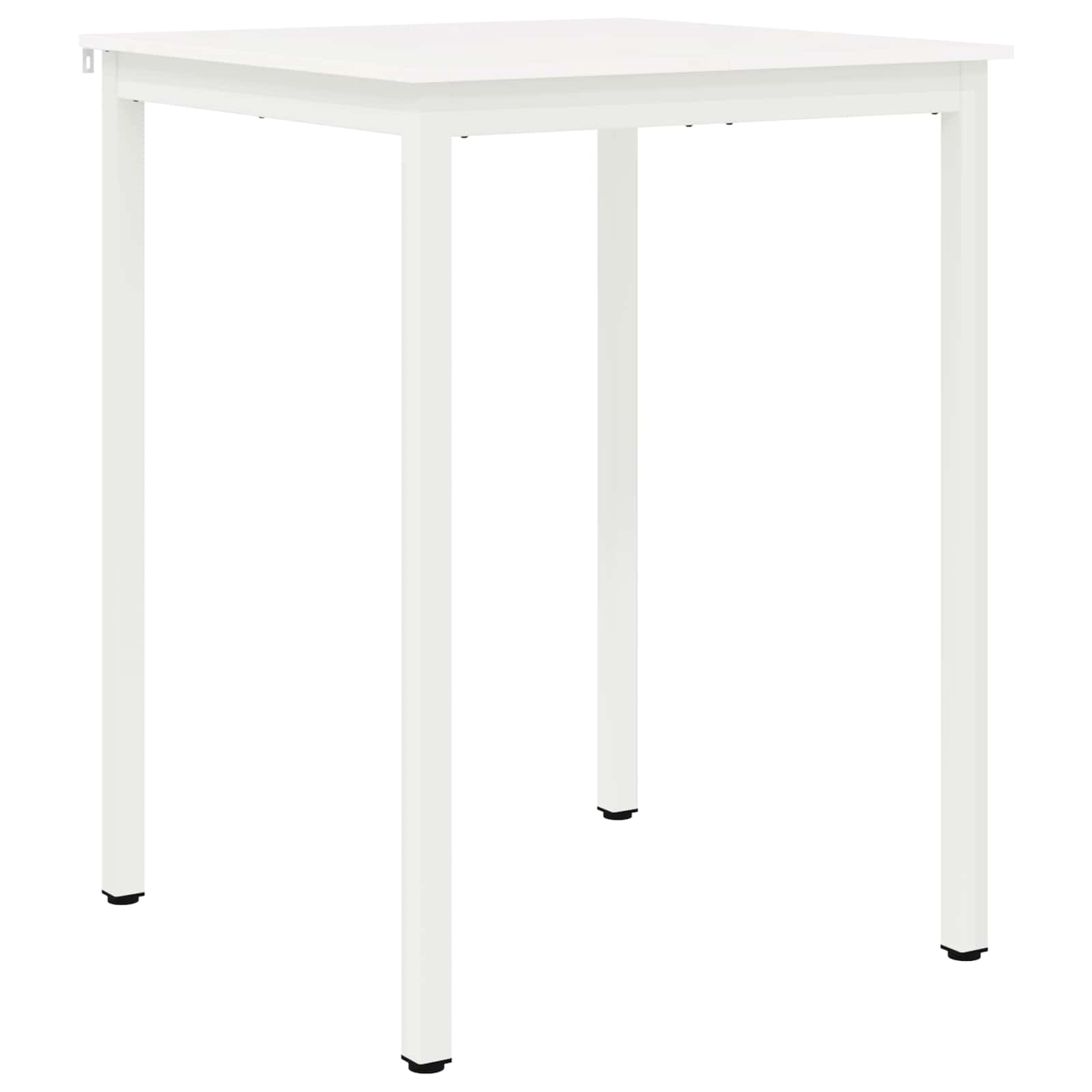 Bar Table White 80 x 80 x 105 cm Solid Pine Wood