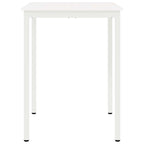 Bar Table White 80 x 80 x 105 cm Solid Pine Wood