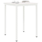 Bar Table White 80 x 80 x 105 cm Solid Pine Wood