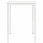 Bar Table White 80 x 80 x 105 cm Solid Pine Wood