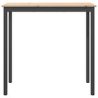 Bar Table Natural 110 x 55 x 105 cm Solid Pine Wood