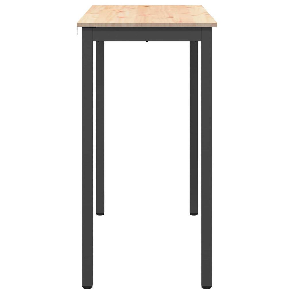 Bar Table Natural 110 x 55 x 105 cm Solid Pine Wood