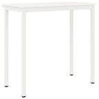 Bar Table White 110 x 55 x 105 cm Solid Pine Wood