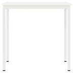 Bar Table White 110 x 55 x 105 cm Solid Pine Wood