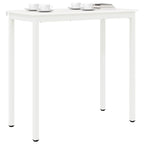 Bar Table White 110 x 55 x 105 cm Solid Pine Wood