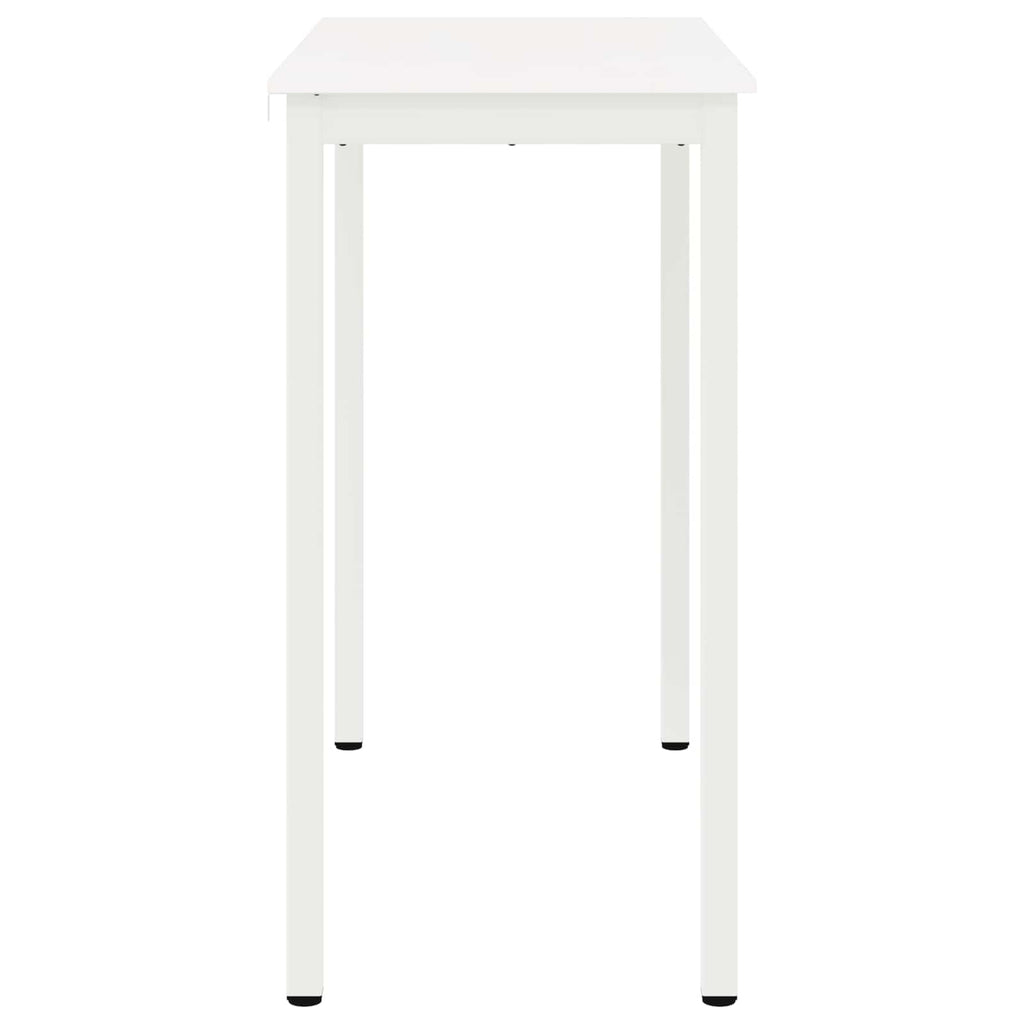Bar Table White 110 x 55 x 105 cm Solid Pine Wood