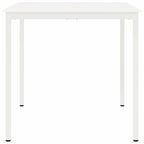 Bar Table White 110 x 110 x 105 cm Solid Pine Wood