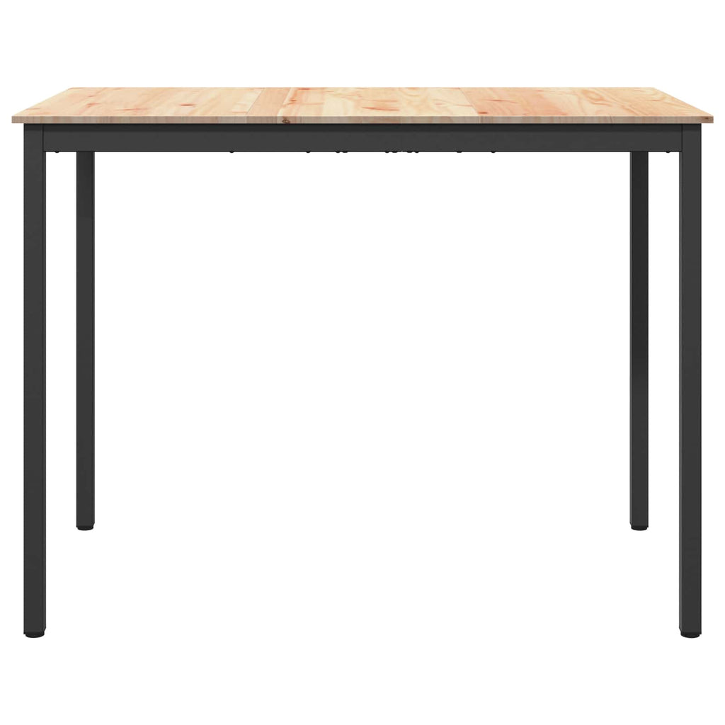 Bar Table Natural 140 x 80 x 105 cm Solid Pine Wood