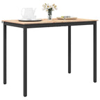 Bar Table Natural 140 x 80 x 105 cm Solid Pine Wood