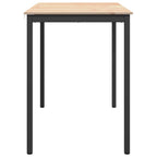 Bar Table Natural 140 x 80 x 105 cm Solid Pine Wood