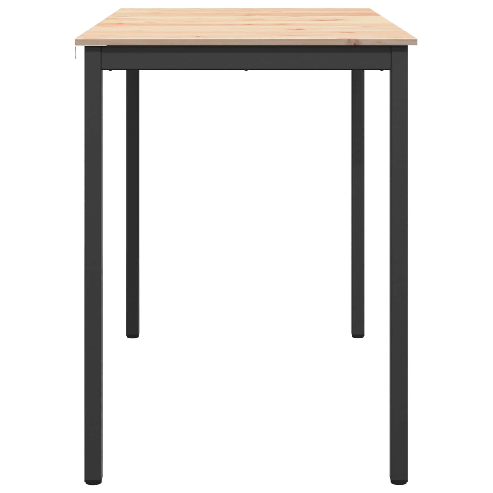 Bar Table Natural 140 x 80 x 105 cm Solid Pine Wood