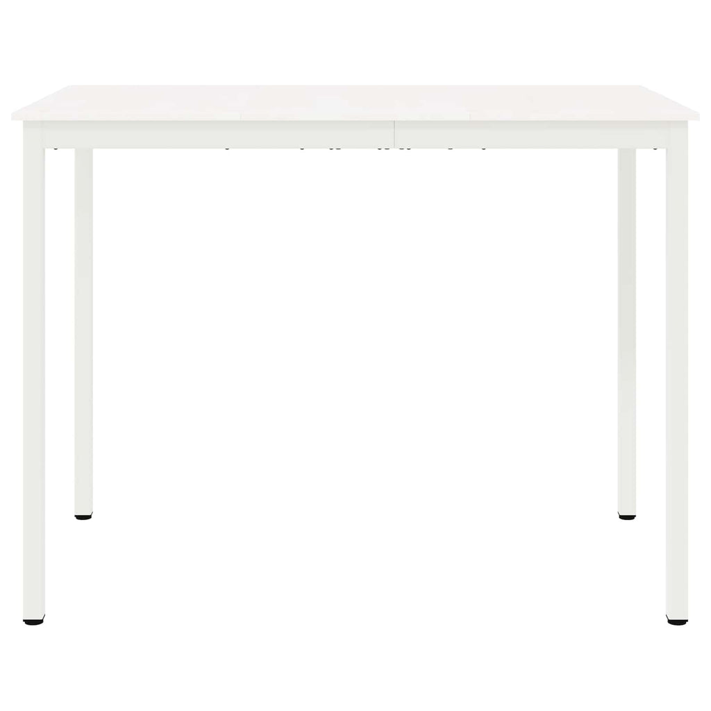 Bar Table White 140 x 80 x 105 cm Solid Pine Wood
