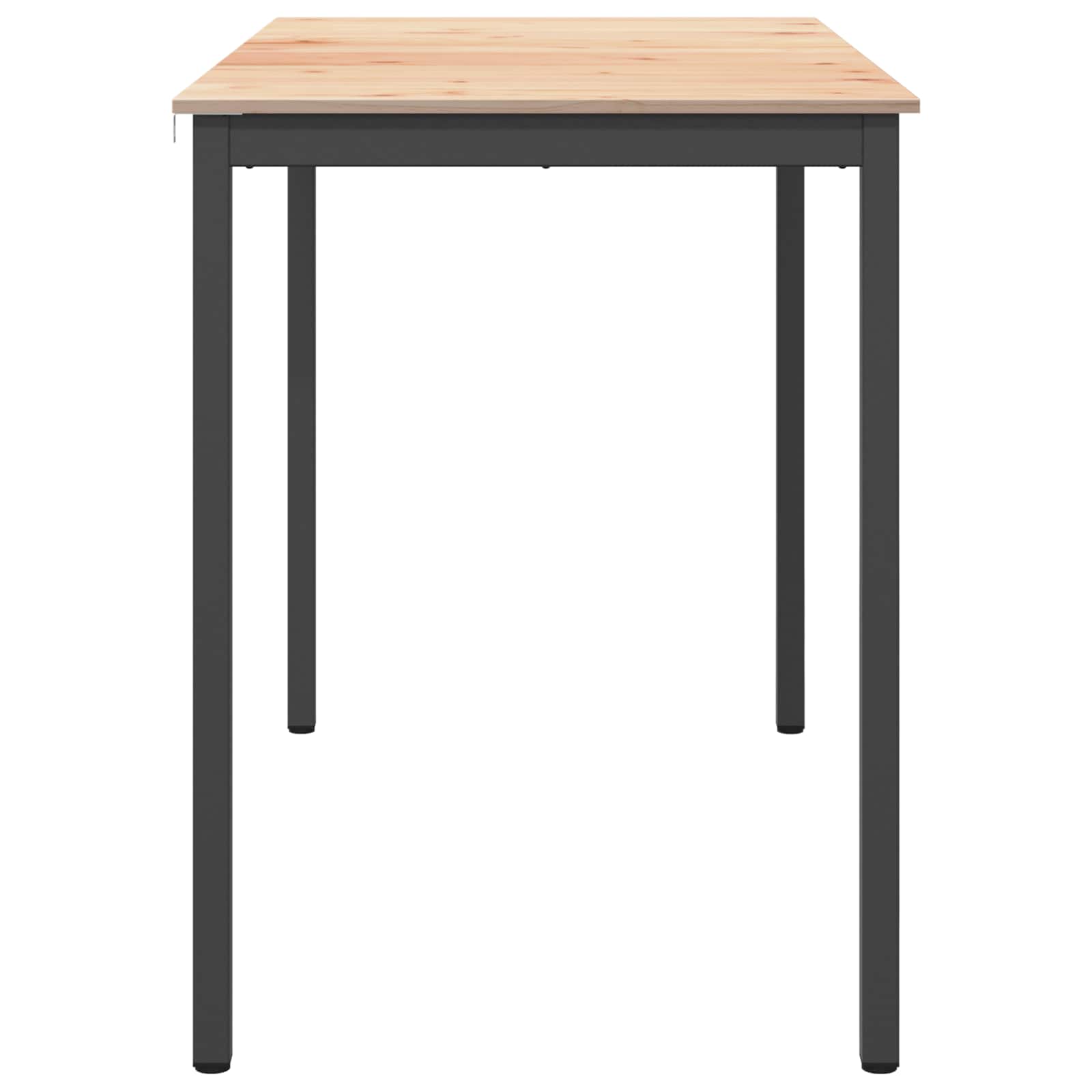 Bar Table Natural 150 x 80 x 105 cm Solid Pine Wood