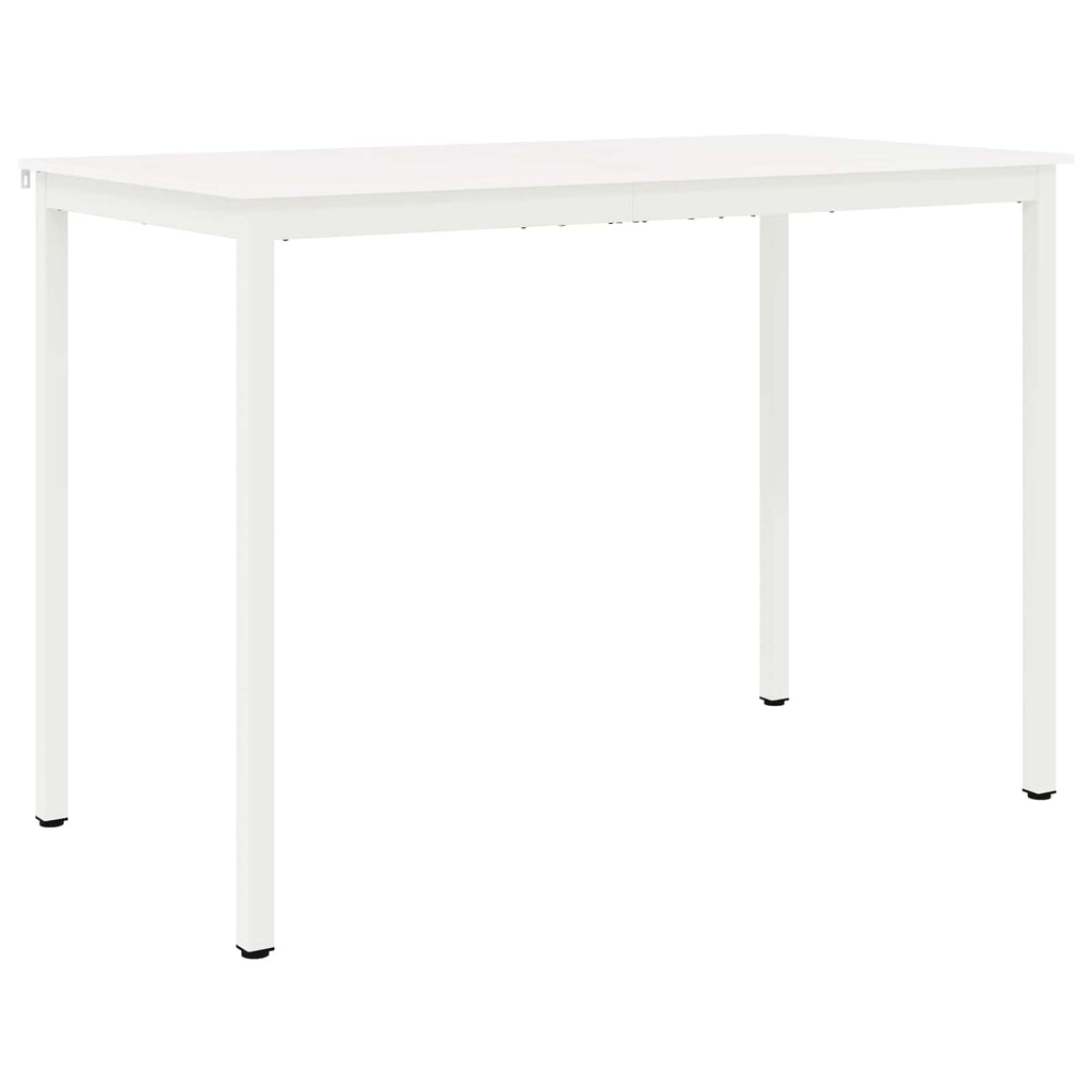 Bar Table White 150 x 80 x 105 cm Solid Pine Wood