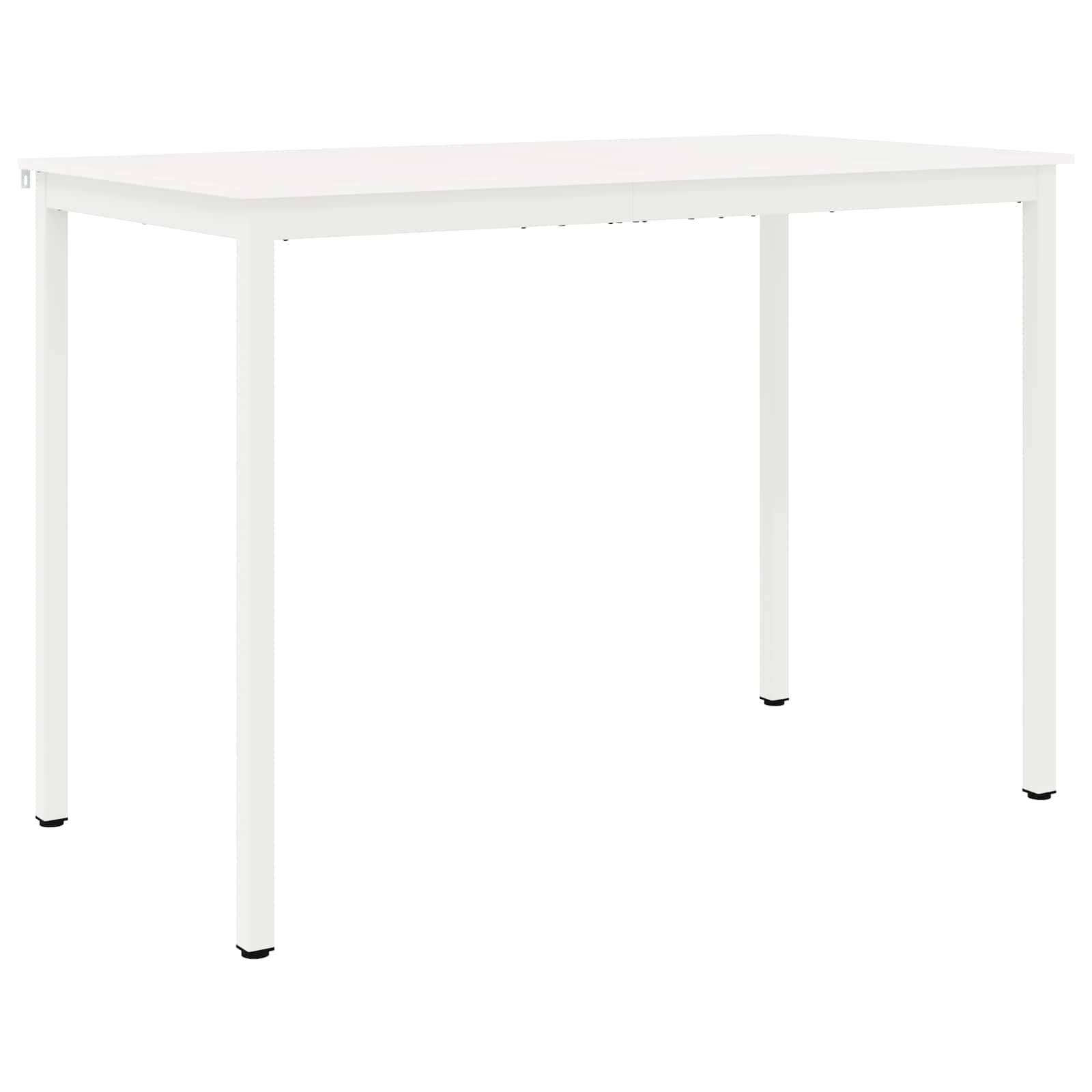 Bar Table White 150 x 80 x 105 cm Solid Pine Wood