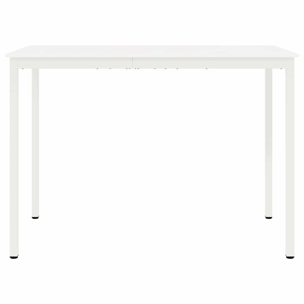 Bar Table White 150 x 80 x 105 cm Solid Pine Wood