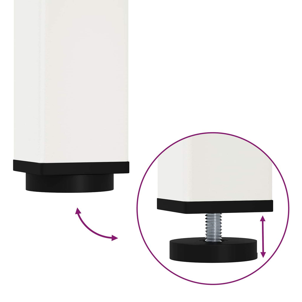 Bar Table White 150 x 80 x 105 cm Solid Pine Wood