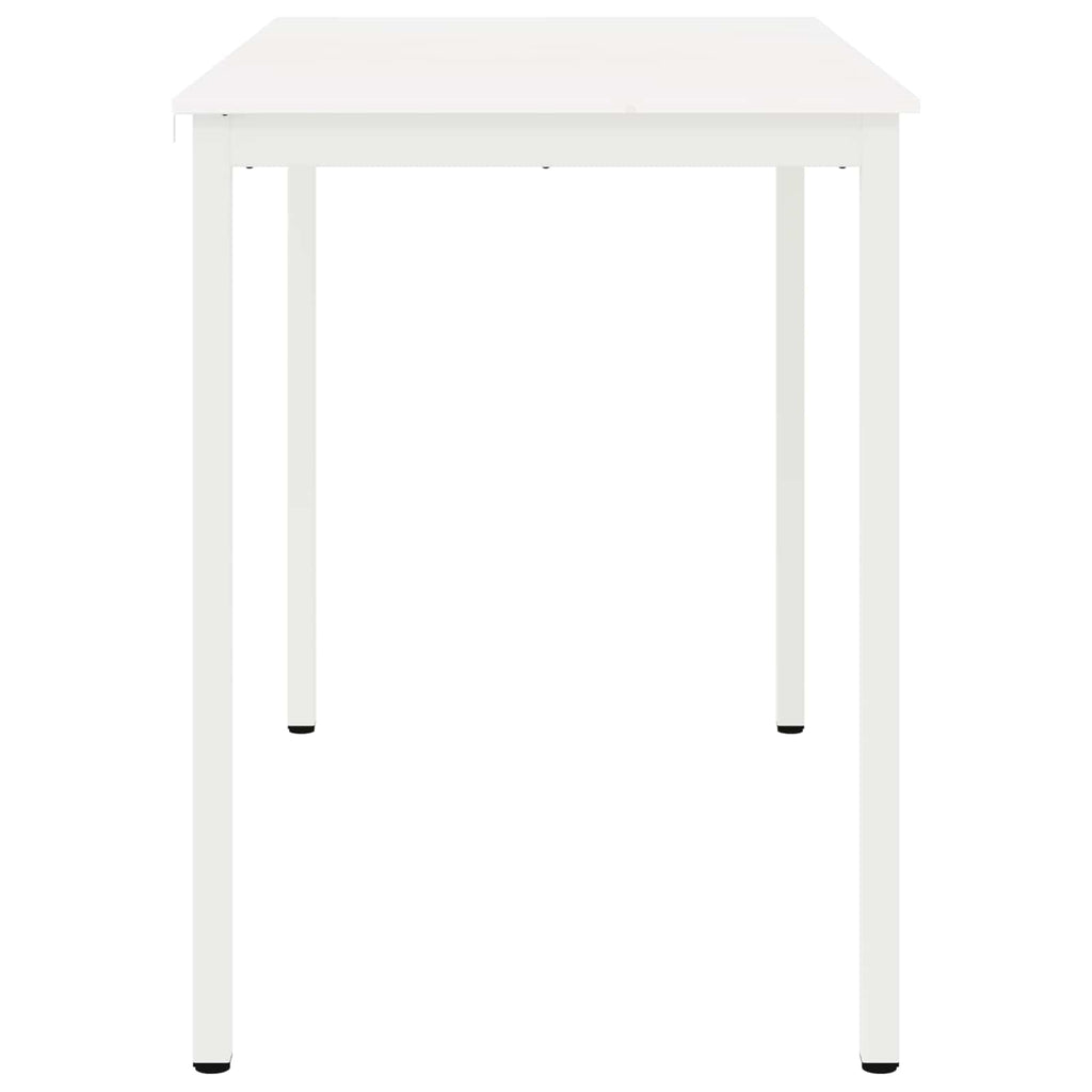 Bar Table White 150 x 80 x 105 cm Solid Pine Wood