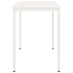 Bar Table White 150 x 80 x 105 cm Solid Pine Wood