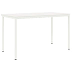 Bar Table White 180 x 90 x 105 cm Solid Pine Wood
