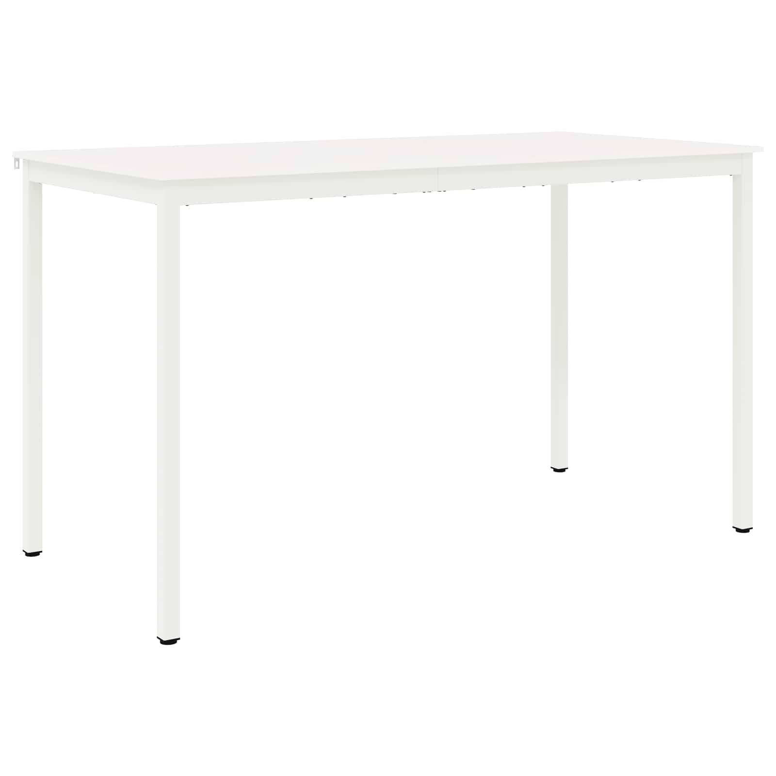 Bar Table White 180 x 90 x 105 cm Solid Pine Wood