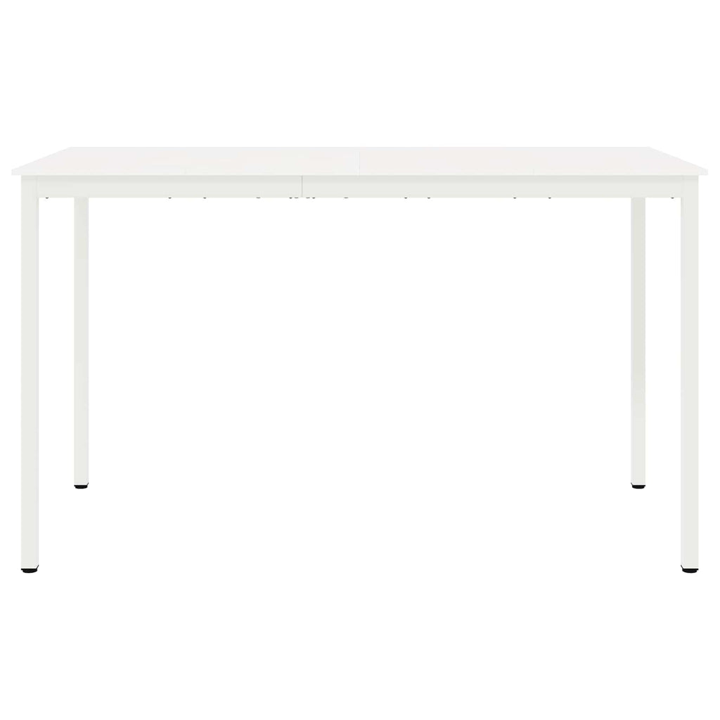 Bar Table White 180 x 90 x 105 cm Solid Pine Wood