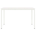Bar Table White 180 x 90 x 105 cm Solid Pine Wood