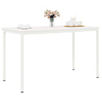 Bar Table White 180 x 90 x 105 cm Solid Pine Wood