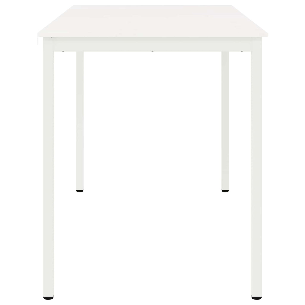 Bar Table White 180 x 90 x 105 cm Solid Pine Wood