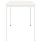 Bar Table White 180 x 90 x 105 cm Solid Pine Wood