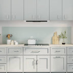 Kitchen Backsplash 2 pcs White 100 x 50 cm Tempered Glass