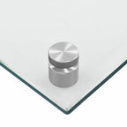 Kitchen Backsplash 2 pcs Transparent 90 x 50 cm Tempered Glass