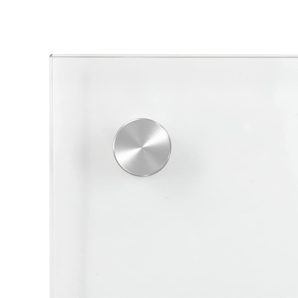 Kitchen Backsplash 2 pcs Transparent 100 x 40 cm Tempered Glass