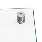 Kitchen Backsplash 2 pcs Transparent 100 x 60 cm Tempered Glass