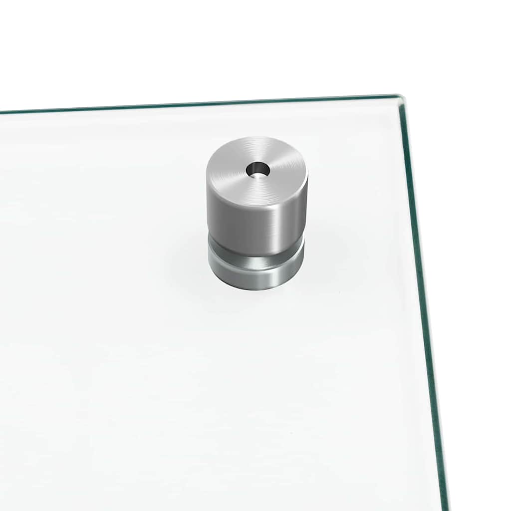 Kitchen Backsplash 2 pcs Transparent 100 x 60 cm Tempered Glass