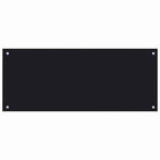 Kitchen Backsplash 2 pcs Black 100 x 40 cm Tempered Glass