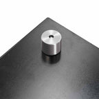 Kitchen Backsplash 2 pcs Black 100 x 50 cm Tempered Glass