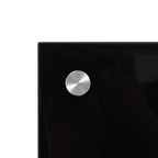 Kitchen Backsplash 2 pcs Black 100 x 60 cm Tempered Glass