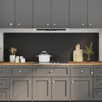 Kitchen Backsplash 2 pcs Black 100 x 60 cm Tempered Glass